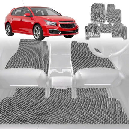 6D Diamond Car Floor Mats for Holden Cruze 2009 - 2016 JH - Custom-Fit Carpet Liner - 0