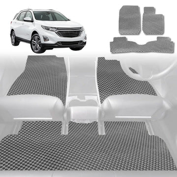 6D Diamond Car Floor Mats for Holden Equinox 2017 - 2020 EQ - Custom-Fit Carpet Liner - 0