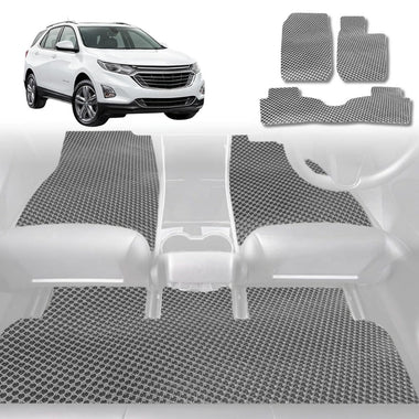 6D Diamond Car Floor Mats for Holden Equinox 2017 - 2020 EQ - Custom-Fit Carpet Liner - 0