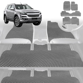 6D Diamond Car Floor Mats for Holden Trailblazer 2016 - 2020 RG - Custom-Fit Carpet Liner - 0