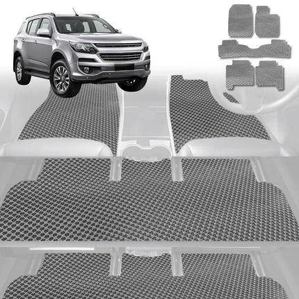 6D Diamond Car Floor Mats for Holden Trailblazer 2016 - 2020 RG - Custom-Fit Carpet Liner - 0