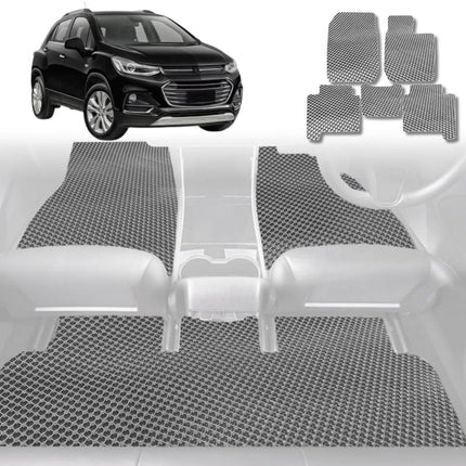 6D Diamond Car Floor Mats for Holden Trax 2013 - 2020 TJ - Custom-Fit Carpet Liner - 0