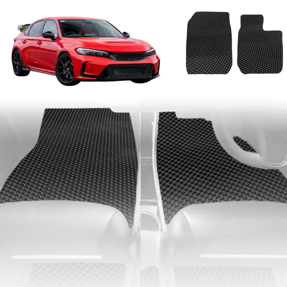 6D Diamond Car Floor Mats for Honda Civic 2012 - 2016 (Sedan, 9th Gen) - Custom-Fit Carpet Liner
