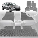 6D Diamond Car Floor Mats for Hyundai Elantra 2011 - 2015 MD - Custom-Fit Carpet Liner-2