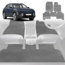 6D Diamond Car Floor Mats for Hyundai Kona 2023 - Current (SX2 Petrol) - Custom-Fit Carpet Liner-2