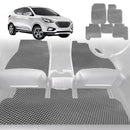 6D Diamond Car Floor Mats for Hyundai Tucson 2015 - 2020 (TL) - Custom-Fit Carpet Liner-2