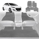 6D Diamond Car Floor Mats for Hyundai i30 2012 - 2016 (GD) - Custom-Fit Carpet Liner-2