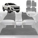 6D Diamond Car Floor Mats for Isuzu D-Max Crew Cab 2008 - 2011 - Custom-Fit Carpet Liner-2