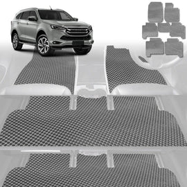 6D Diamond Car Floor Mats for Isuzu MU-X 2021 - Current RJ - Custom-Fit Carpet Liner - 0