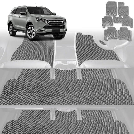 6D Diamond Car Floor Mats for Isuzu MU-X 2021 - Current RJ - Custom-Fit Carpet Liner - 0
