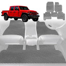 6D Diamond Car Floor Mats for Jeep Gladiator 2020 - Current JT - Custom-Fit Carpet Liner-2