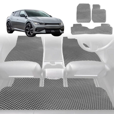 6D Diamond Car Floor Mats for Kia EV6 2022 - Current - Custom-Fit Carpet Liner - 0