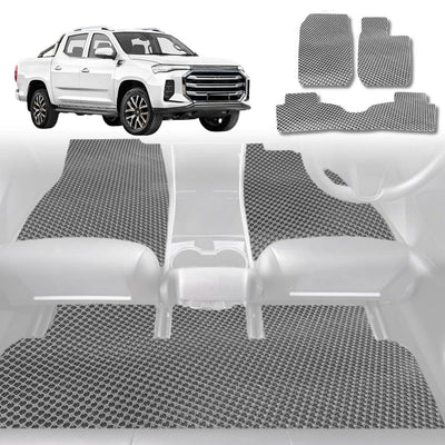 6D Diamond Car Floor Mats for LDV T60 Max 2017 - Current T60 Pro - Custom-Fit Carpet Liner - 0