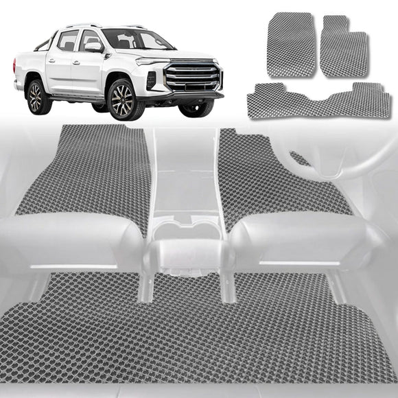 6D Diamond Car Floor Mats for LDV T60 Max 2017 - Current T60 Pro - Custom-Fit Carpet Liner