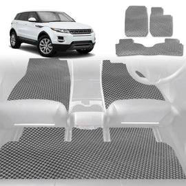 6D Diamond Car Floor Mats for Land Rover Range Rover Evoque 2010 - 2018 L538, L551 - Custom-Fit Carpet Liner - 0