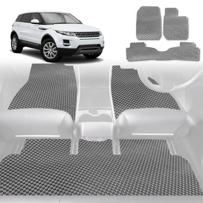 6D Diamond Car Floor Mats for Land Rover Range Rover Evoque 2010 - 2018 L538, L551 - Custom-Fit Carpet Liner - 0