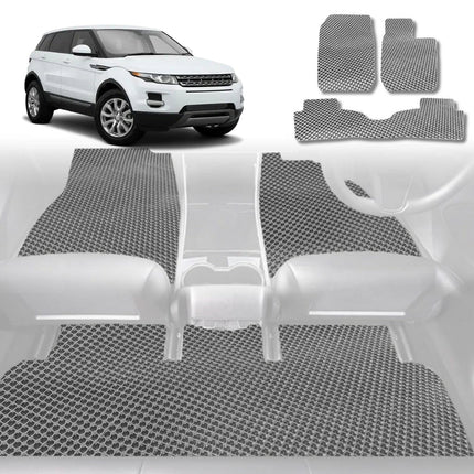 6D Diamond Car Floor Mats for Land Rover Range Rover Evoque 2010 - 2018 L538, L551 - Custom-Fit Carpet Liner - 0