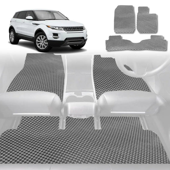 6D Diamond Car Floor Mats for Land Rover Range Rover Evoque 2010 - 2018 L538, L551 - Custom-Fit Carpet Liner