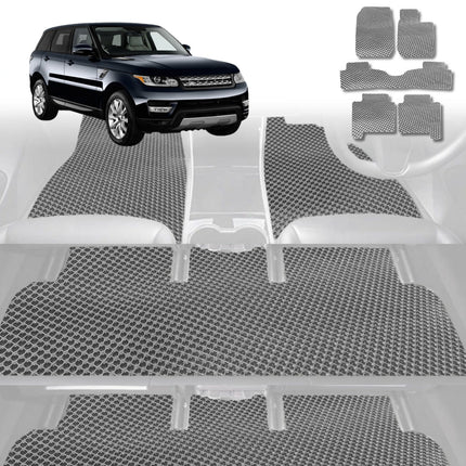 6D Diamond Car Floor Mats for Land Rover Range Rover Sport 2014 - Current L494 - Custom-Fit Carpet Liner - 0