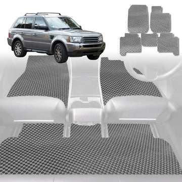 6D Diamond Car Floor Mats for Land Rover Range Rover Sport 2005 - 2013 L320 - Custom-Fit Carpet Liner - 0