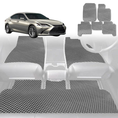 6D Diamond Car Floor Mats for Lexus ES 2019 - Current 70R - Custom-Fit Carpet Liner - 0
