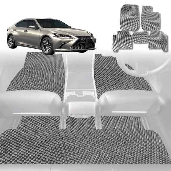 6D Diamond Car Floor Mats for Lexus ES 2019 - Current 70R - Custom-Fit Carpet Liner