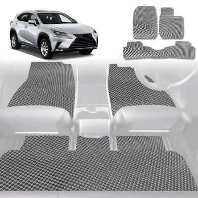 6D Diamond Car Floor Mats for Lexus NX 2014 - 2021 (10R, 15R) - Custom-Fit Carpet Liner - 0