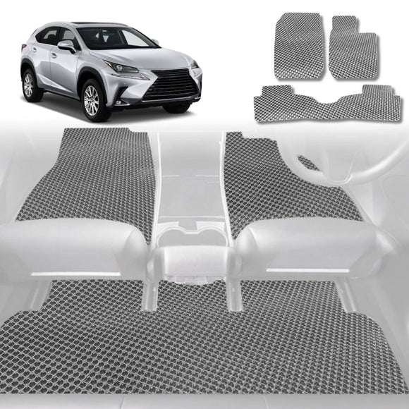 6D Diamond Car Floor Mats for Lexus NX 2014 - 2021 (10R, 15R) - Custom-Fit Carpet Liner