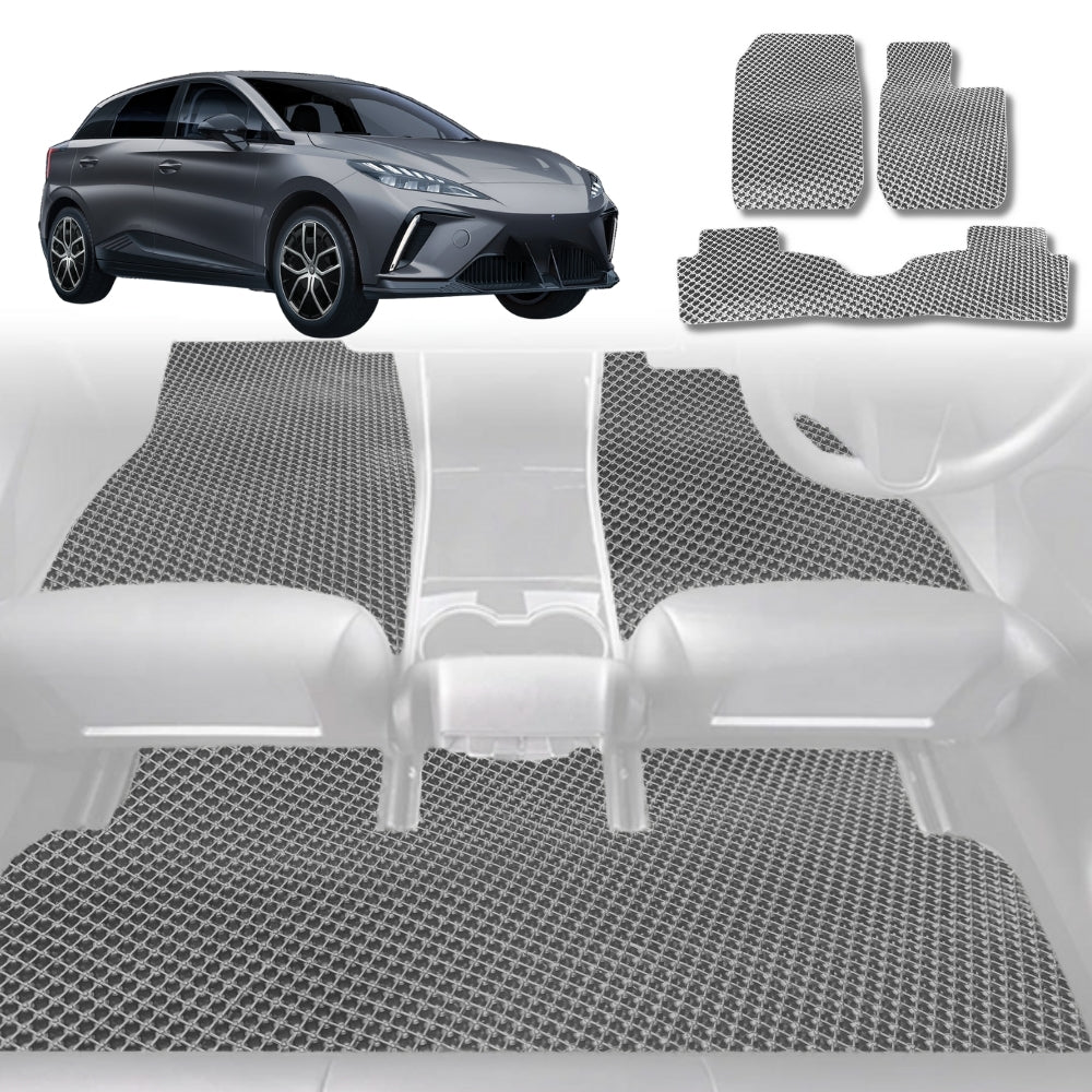 6D Diamond Car Floor Mats for MG 4 EV 2022 - Current (EH32) - Custom-Fit Carpet Liner - 0