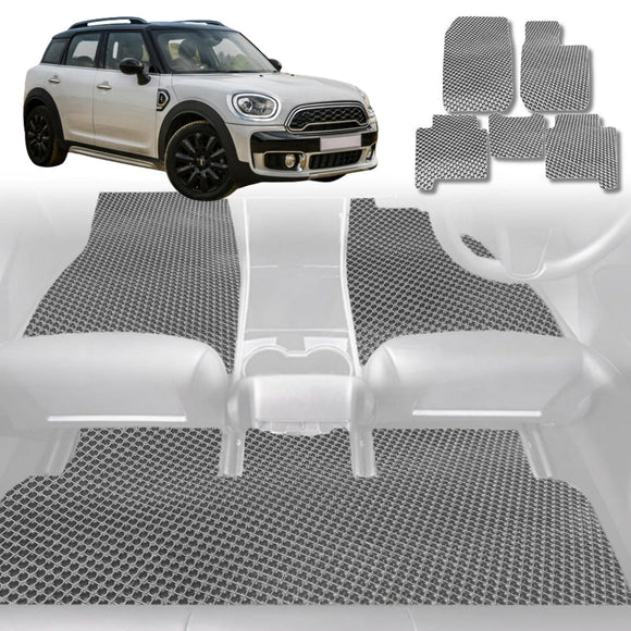 6D Diamond Car Floor Mats for MINI Countryman 2017 - 2023 (F60) - Custom-Fit Carpet Liner