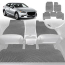 6D Diamond Car Floor Mats for Mazda 3 2014 - 2018 (BM BN) - Custom-Fit Carpet Liner-2