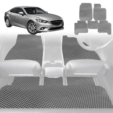 6D Diamond Car Floor Mats for Mazda 6 2008 - 2012 (GH) - Custom-Fit Carpet Liner - 0
