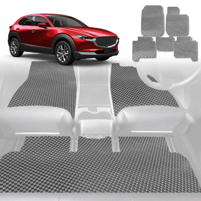 6D Diamond Car Floor Mats for Mazda CX-30 2019 - Current (DM) - Custom-Fit Carpet Liner - 0