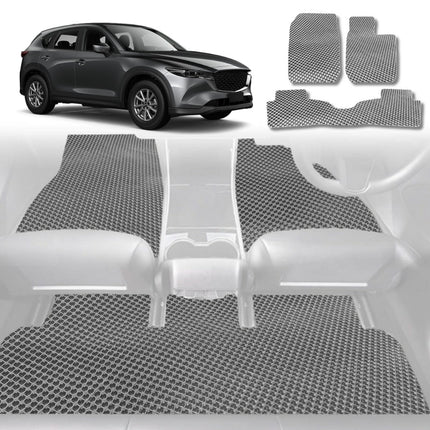 6D Diamond Car Floor Mats for Mazda CX-5 2017 - Current (KF) - Custom-Fit Carpet Liner - 0