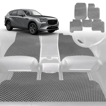 6D Diamond Car Floor Mats for Mazda CX-60 2022 - Current (KH) - Custom-Fit Carpet Liner - 0