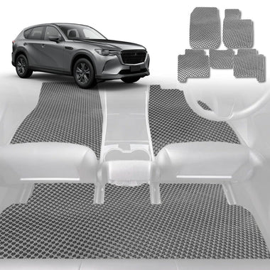 6D Diamond Car Floor Mats for Mazda CX-60 2022 - Current (KH) - Custom-Fit Carpet Liner - 0
