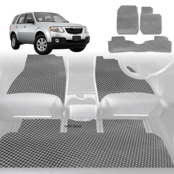 6D Diamond Car Floor Mats for Mazda 2 2007 - 2014 DE - Custom-Fit Carpet Liner - 0