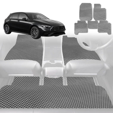 6D Diamond Car Floor Mats for Mercedes-Benz A-Class 2018 - Current (W177) - Custom-Fit Carpet Liner - 0