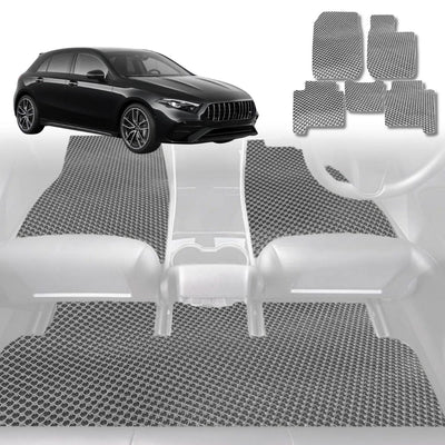6D Diamond Car Floor Mats for Mercedes-Benz A-Class 2018 - Current (W177) - Custom-Fit Carpet Liner - 0