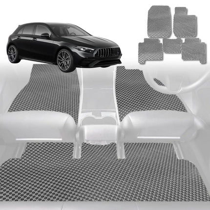 6D Diamond Car Floor Mats for Mercedes-Benz A-Class 2018 - Current (W177) - Custom-Fit Carpet Liner - 0