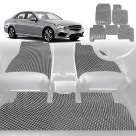 6D Diamond Car Floor Mats for Mercedes-Benz E-Class 2009 - 2016 Sedan (W212) - Custom-Fit Carpet Liner - 0
