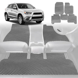 6D Diamond Car Floor Mats for Mitsubishi ASX 2010 - Current (GA) - Custom-Fit Carpet Liner - 0