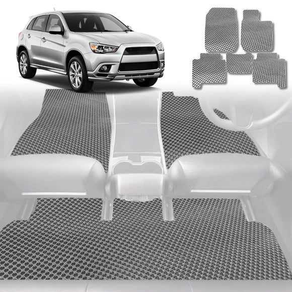 6D Diamond Car Floor Mats for Mitsubishi ASX 2010 - Current (GA) - Custom-Fit Carpet Liner