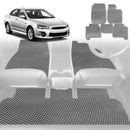 6D Diamond Car Floor Mats for Mitsubishi Lancer 2007 - 2017 Auto (CJ) - Custom-Fit Carpet Liner-2