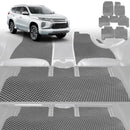6D Diamond Car Floor Mats for Mitsubishi Pajero 2006 - 2021 (NS/NT/NW/NX) - Custom-Fit Carpet Liner-2