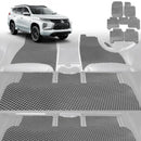 6D Diamond Car Floor Mats for Mitsubishi Pajero Sport 2015 - Current (KR/KS/QE/QF) - Custom-Fit Carpet Liner-2