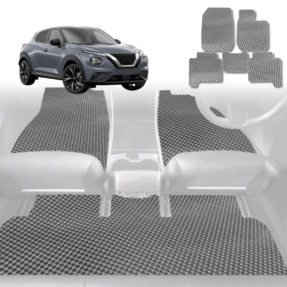 6D Diamond Car Floor Mats for Nissan JUKE 2020 - Current F16 - Custom-Fit Carpet Liner - 0