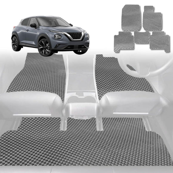 6D Diamond Car Floor Mats for Nissan JUKE 2020 - Current F16 - Custom-Fit Carpet Liner