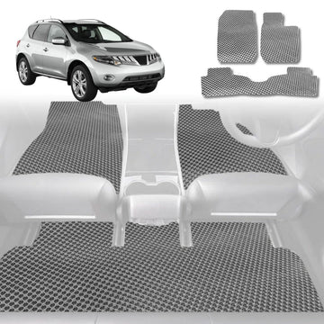 6D Diamond Car Floor Mats for Nissan Murano 2009 - 2015 Z51 - Custom-Fit Carpet Liner - 0