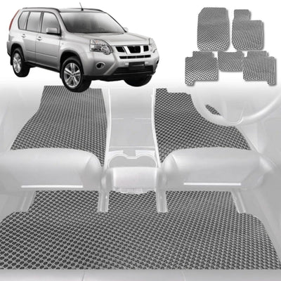 6D Diamond Car Floor Mats for Nissan QASHQAI 2022 - Current (J12) - Custom-Fit Carpet Liner - 0